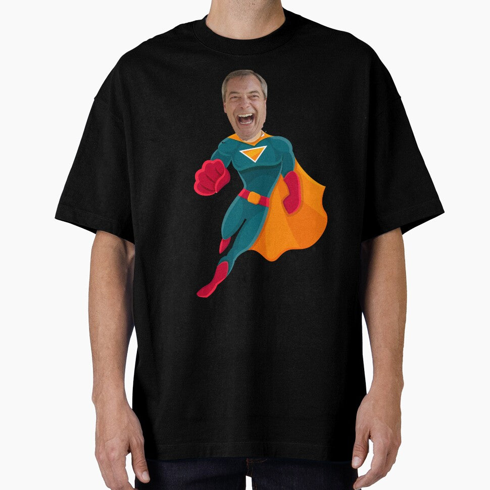 Superhero Farage by AllThatIsWelsh