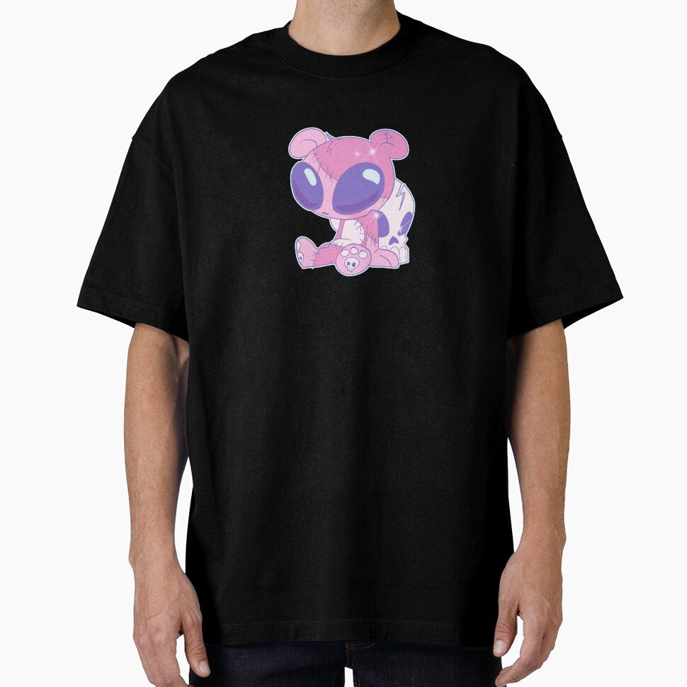 Skull Bear (pink) by gross-girl99