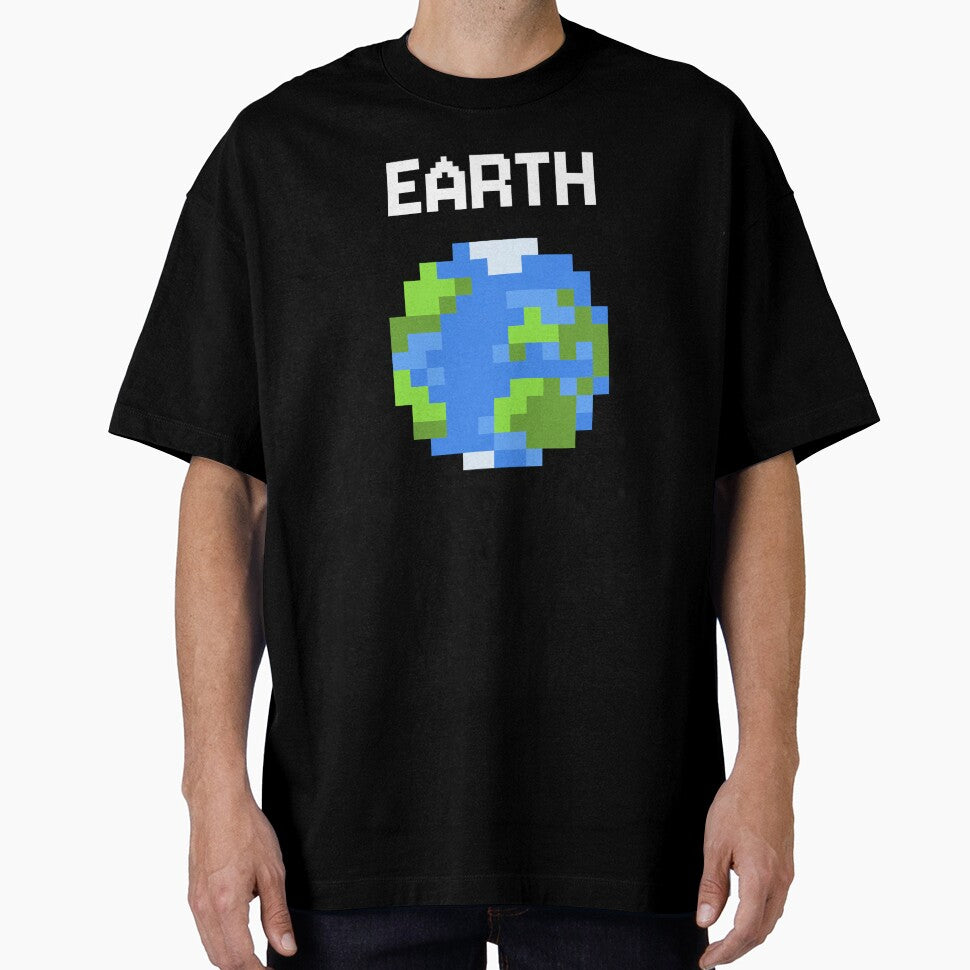 Pixel Art Earth by E-engineering