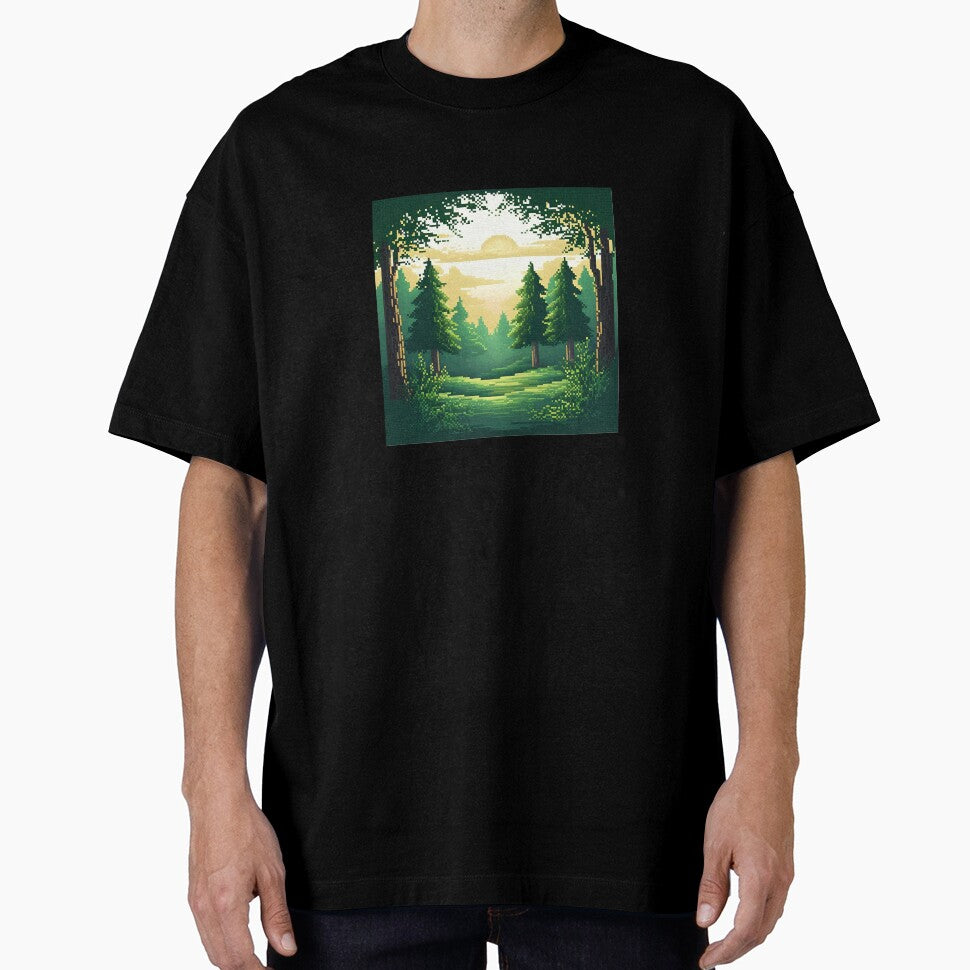 Pixel Art Forest by mochiwasabi