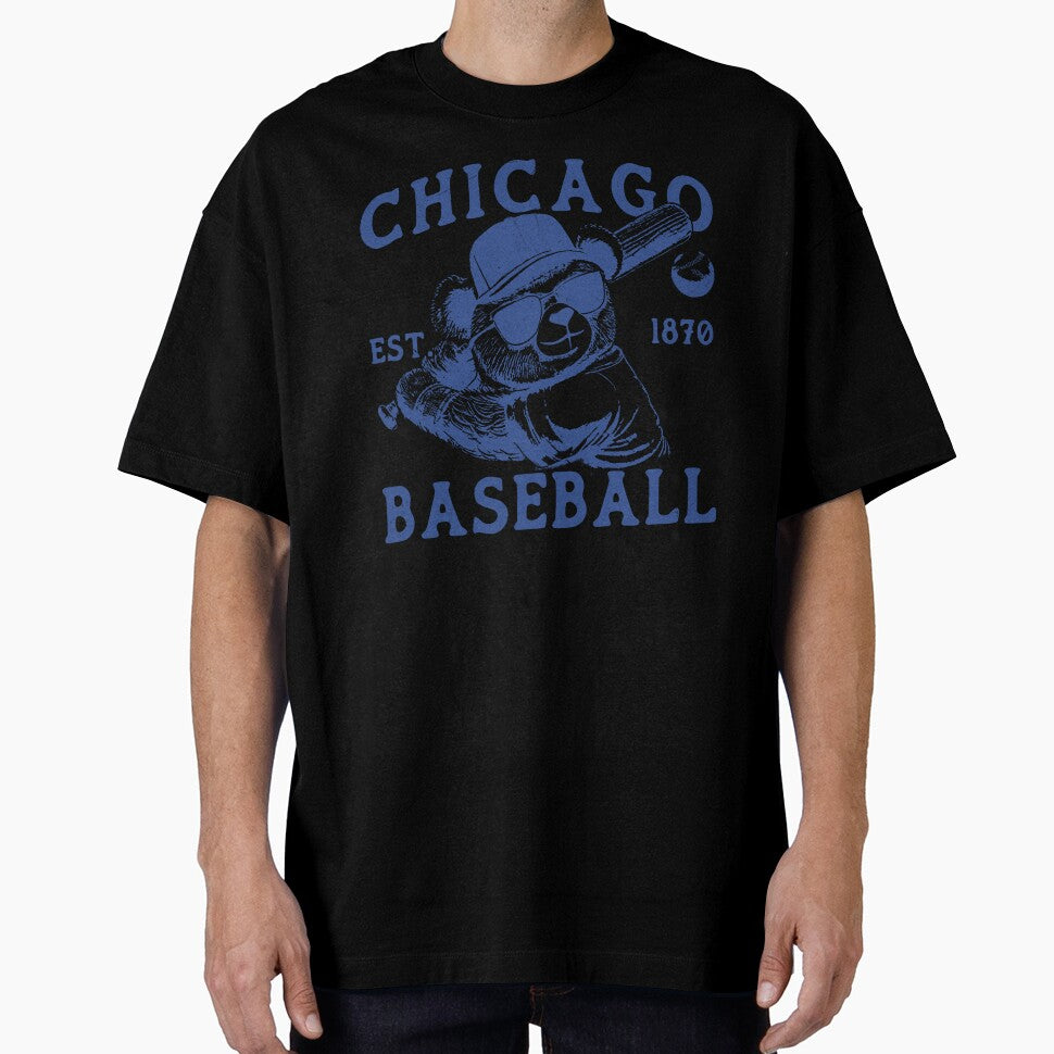 Vintage Grunge Chicago Baseball by ParadoxoMario