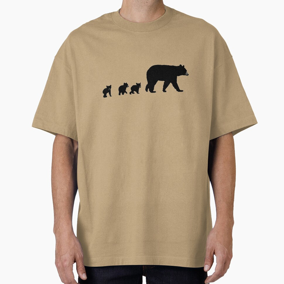 Mama Bear and her Cubs. by Art Landing