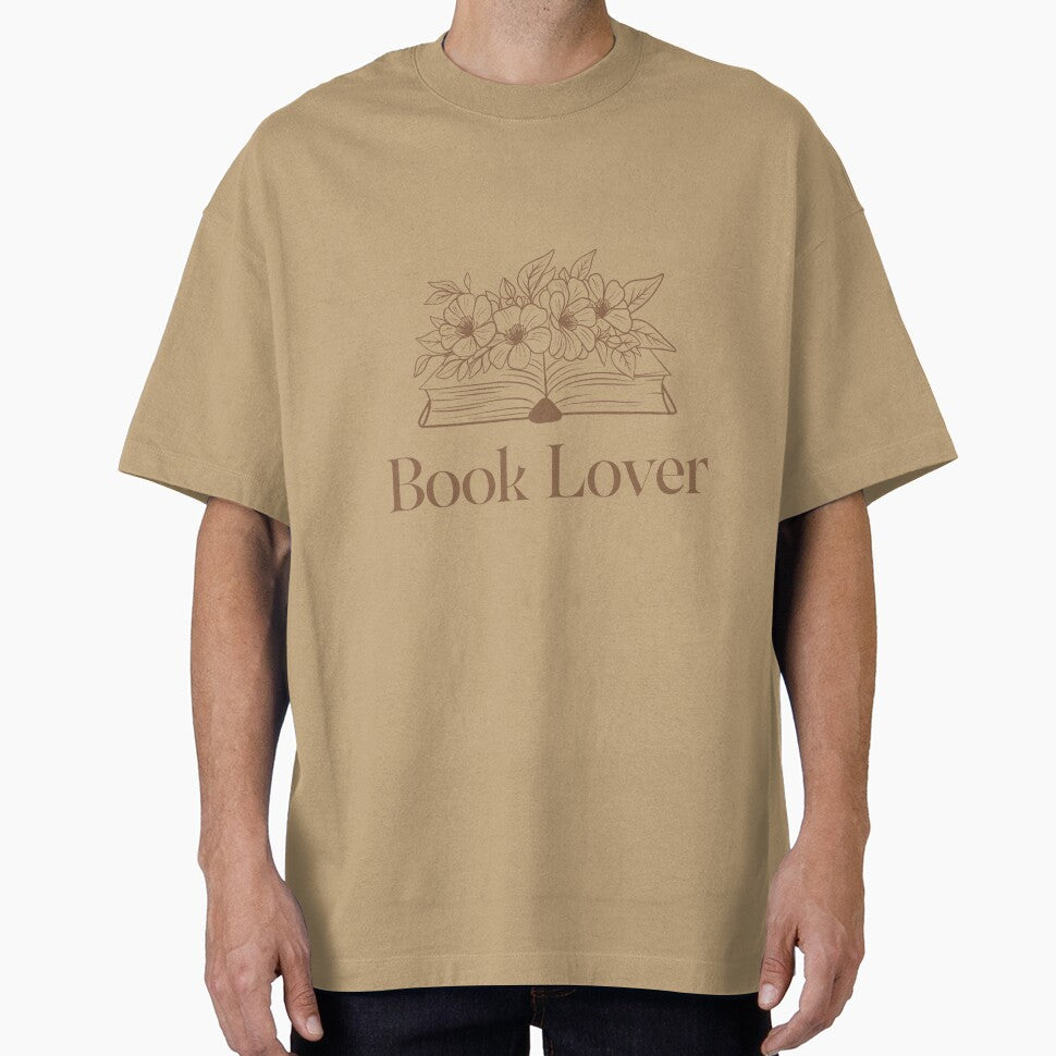 Book Lover Floral Open Book Design by Olive Thread Co.