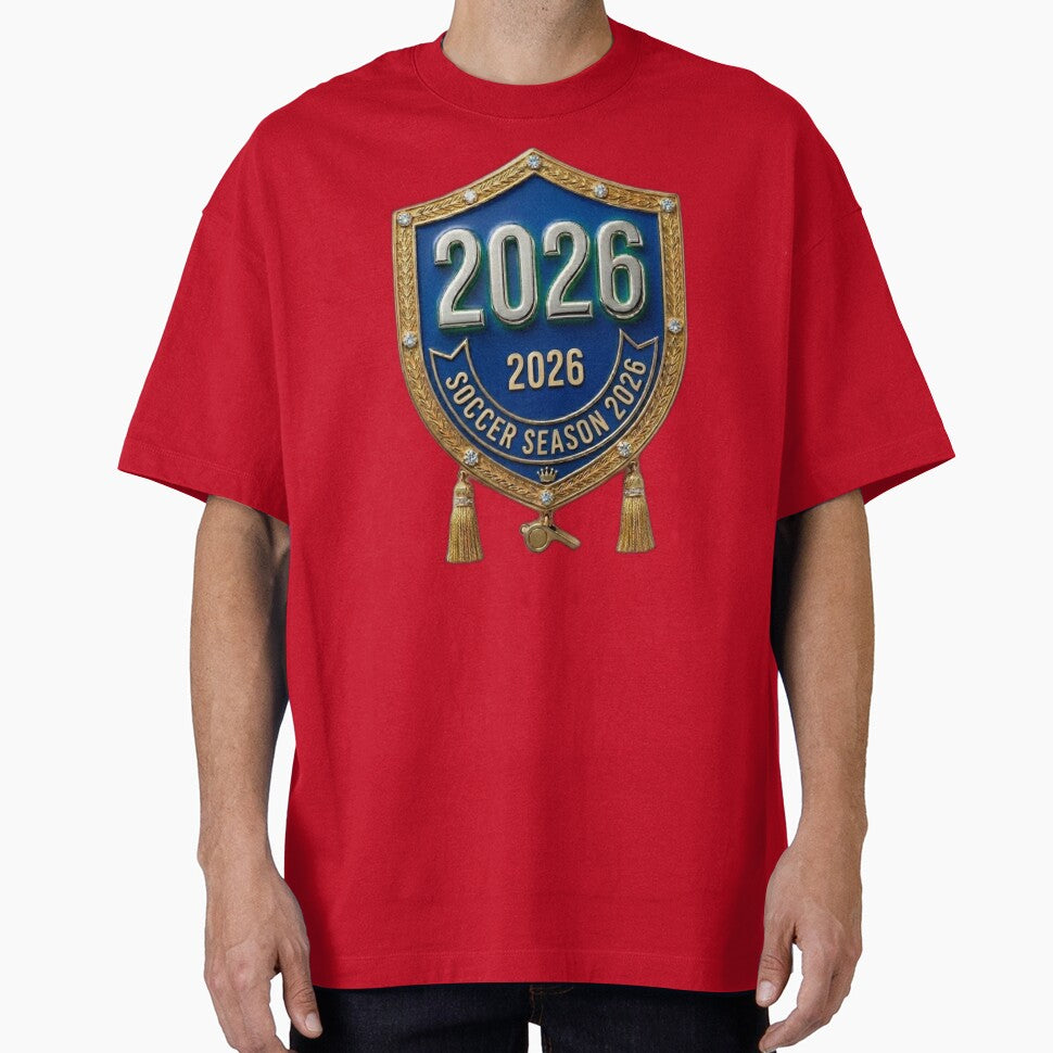 Luxury Soccer Season 2026 Gold Royal Shield Crest by Fatomfatom