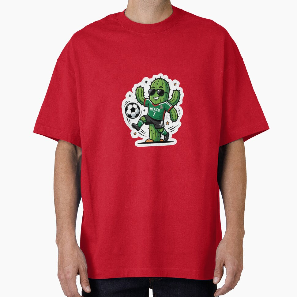 Cool Mexican Cactus Soccer Sticker - World Cup 2026 Fan Art by abdollahmh2021