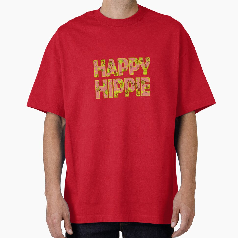 Happy Hippie Words Flower Power Free Spirit Hippie Vibes 4 of 4 by Beachy
