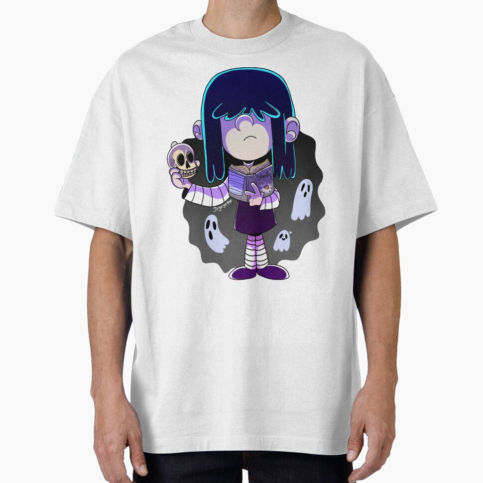 The Loud House Lucy Loud with Spell book and Skull by Jrgoyette