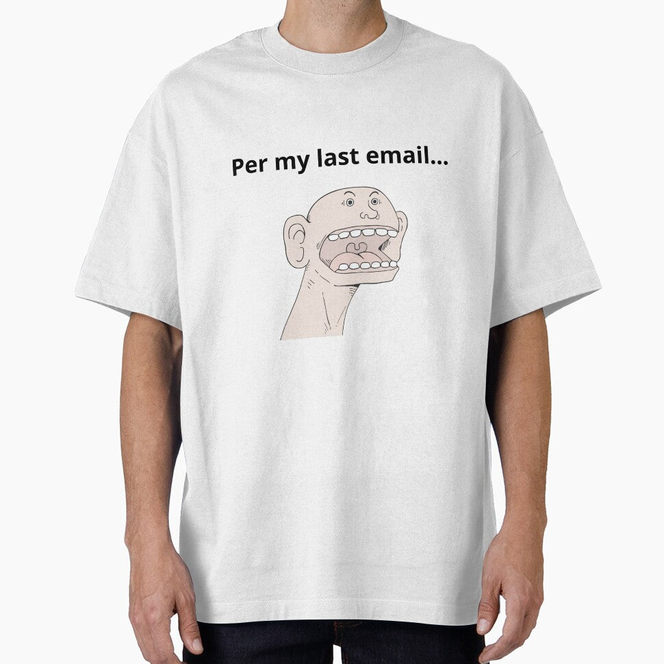 Per My Last Email Funny Office Humor Illustration by Sophie's Favorites