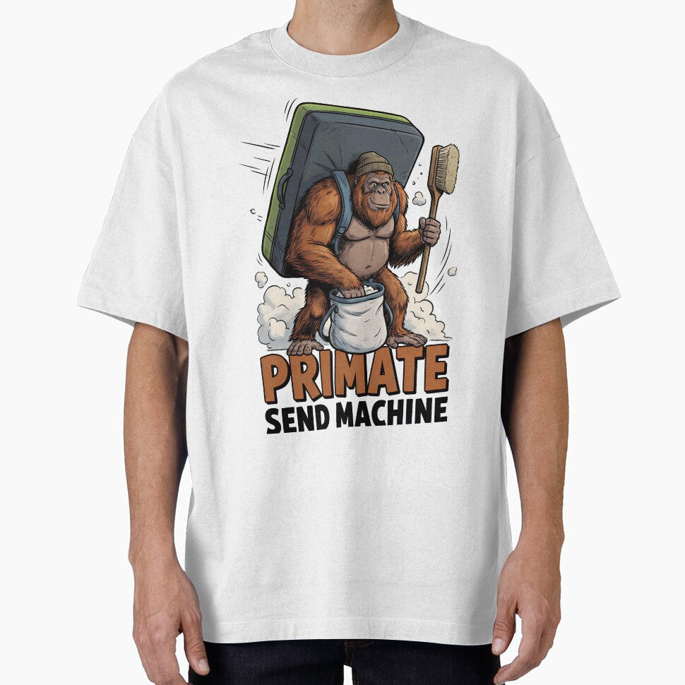 Primate send machine by orangutanstyle
