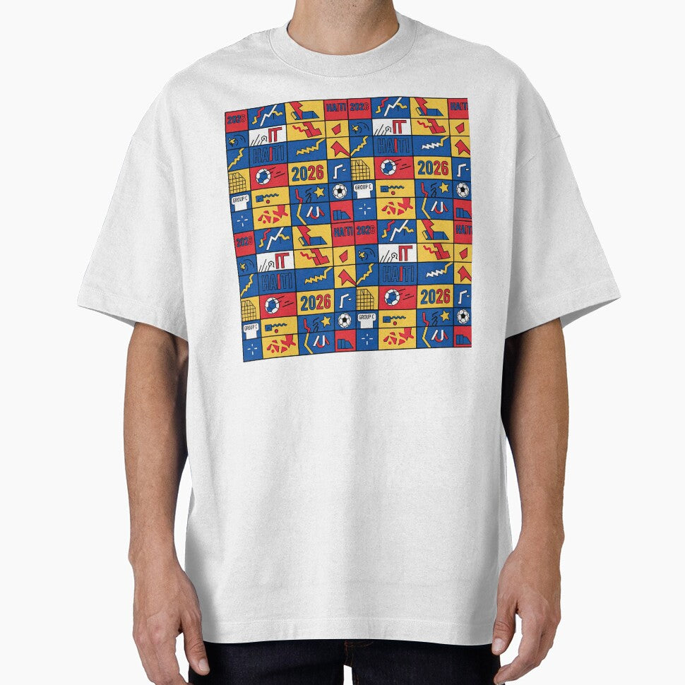 Retro 90s Style Haiti Soccer Fan Pattern 2026 by BrickByDream