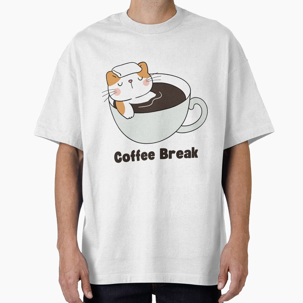 Cat in a Coffee Mug/ Coffee Break Mug by Chimmyxkookies