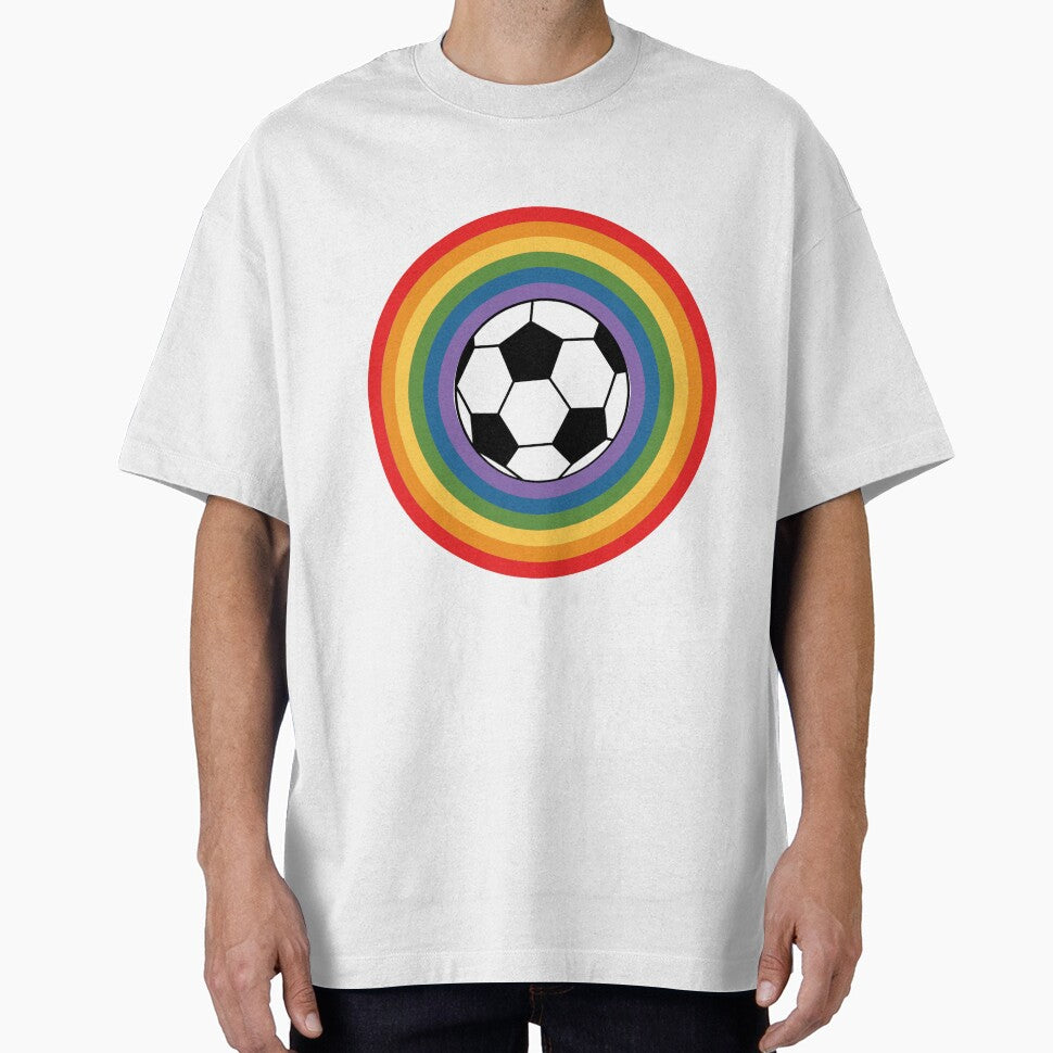 soccer ball and rainbow by elive