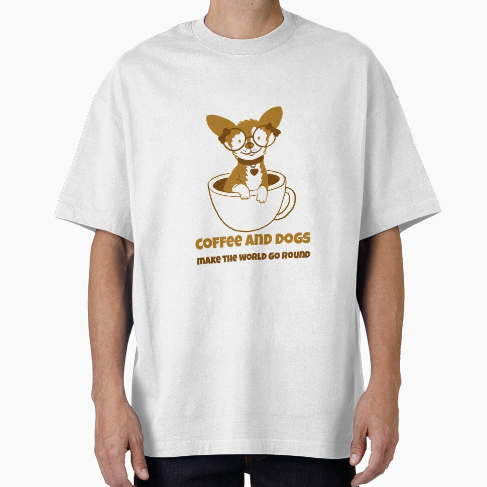 Coffee and dogs make the world go round by AZABSTORE