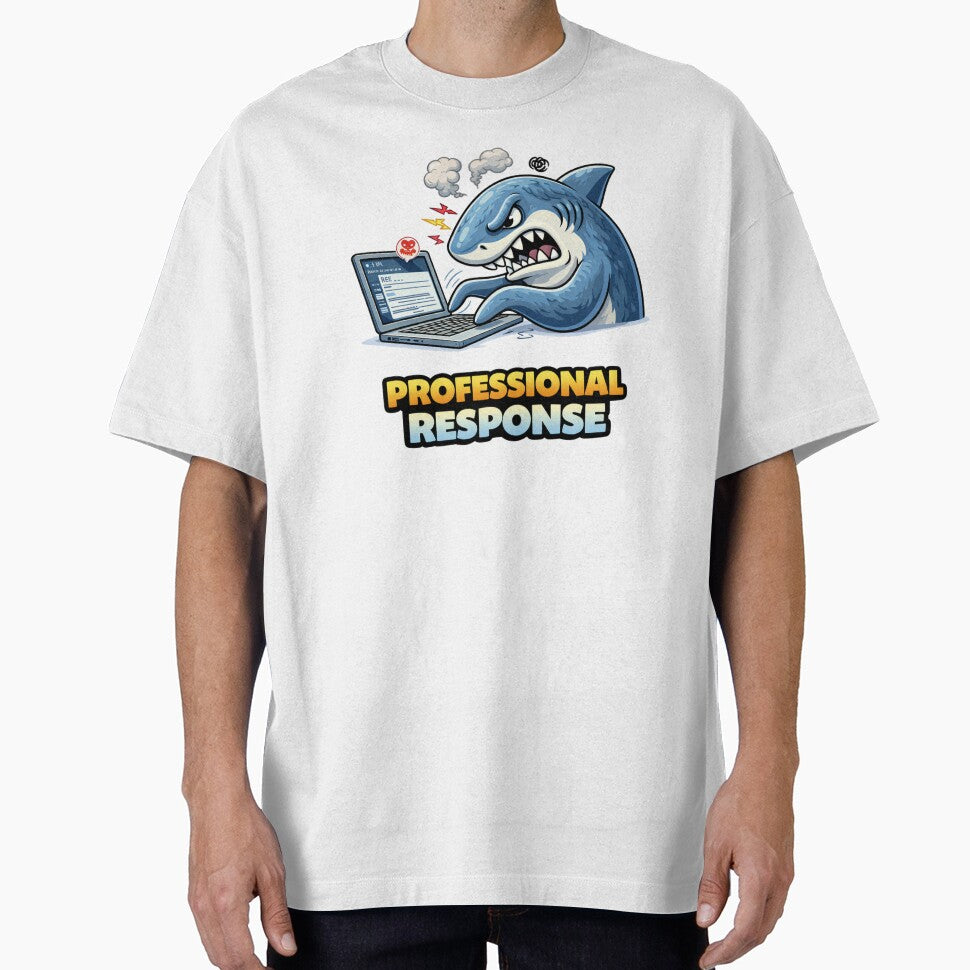 Professional Response Funny Angry Email Shark Meme by the-dovlat