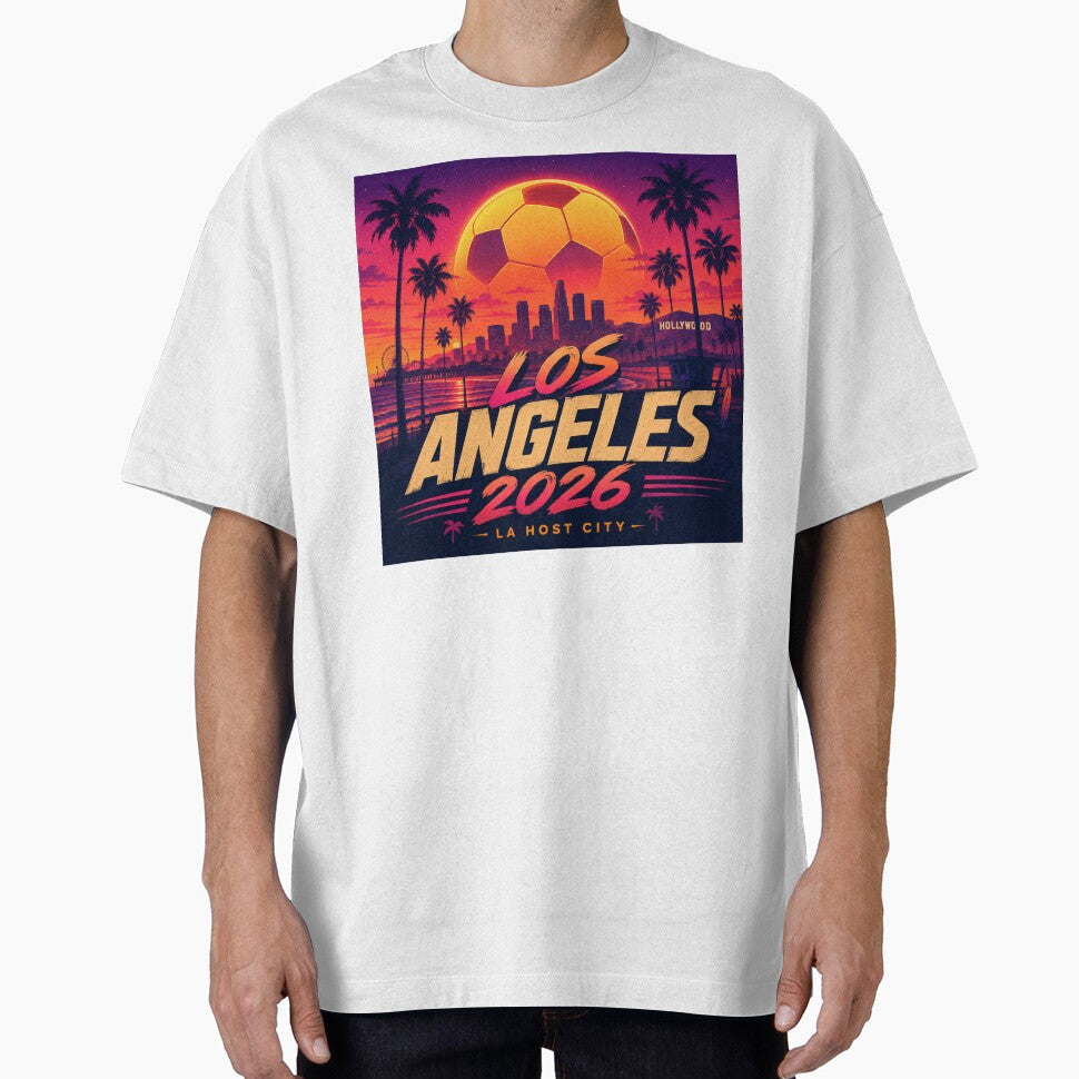 Los Angeles 2026 Soccer Host City Sunset Fan Art by Aram250