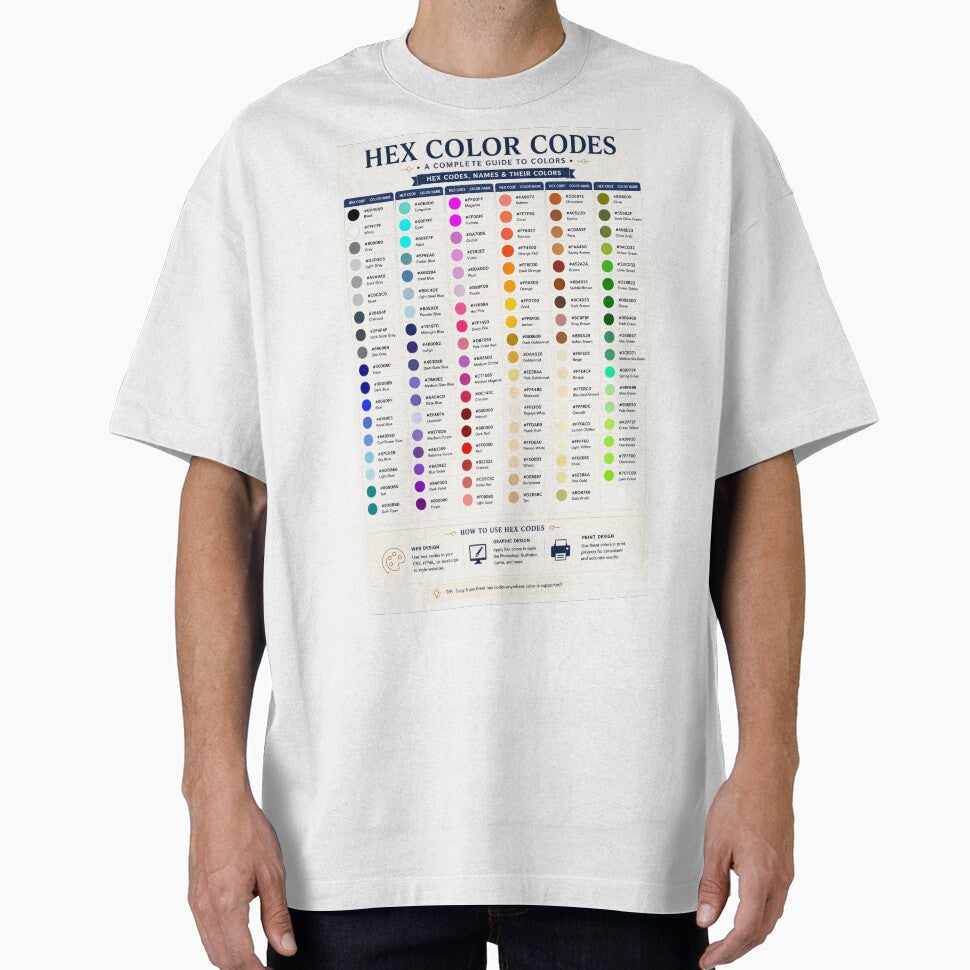 Color hex codes by Roxburylane