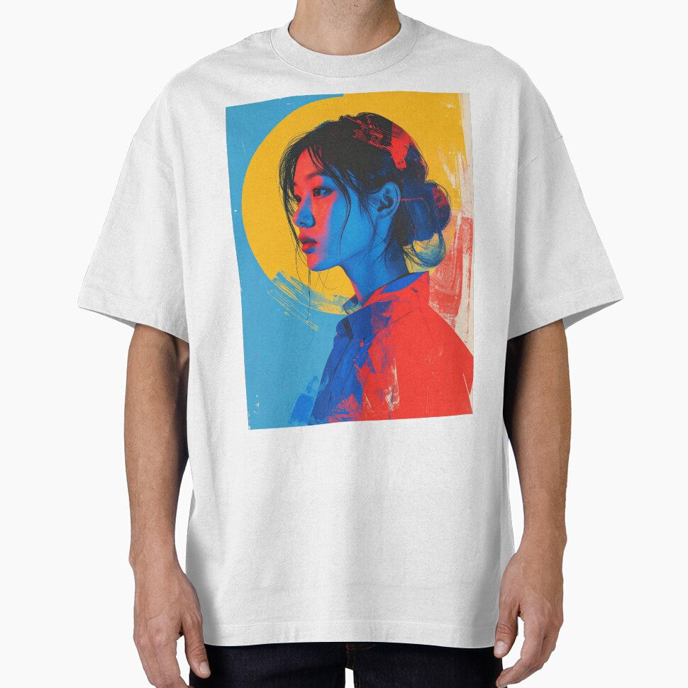 Abstract Colorful Female Portrait Pop Style by BetweenForms