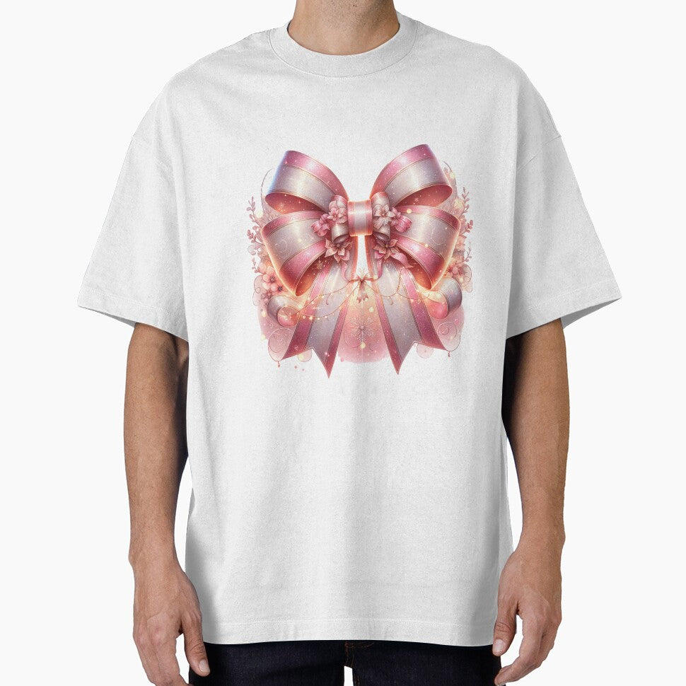 Stylish Coquette Christmas Bow Design – Red & White Holiday Art for T-Shirts, Mugs, Stickers & Gifts by artedigital99