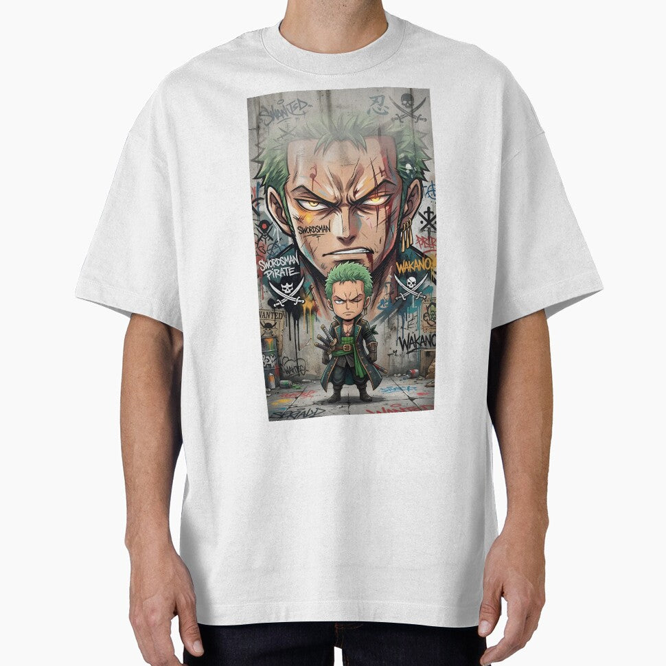 Anime Swordsman Warrior – Street Graffiti Style Samurai Pirate Aesthetic by Dyan4