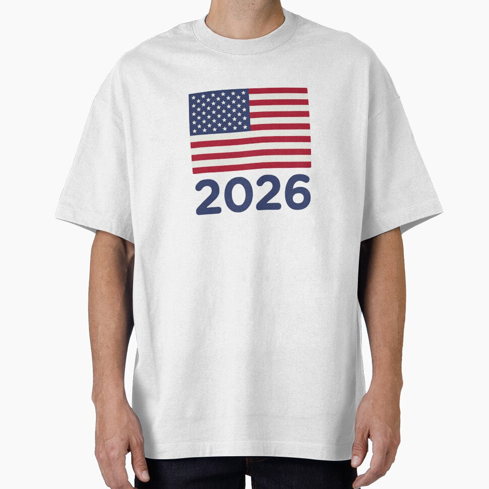 USA Flag 2026 - 4th of July, Football, Soccer Supporter, Patriotic Merchandise by 21 Tulips