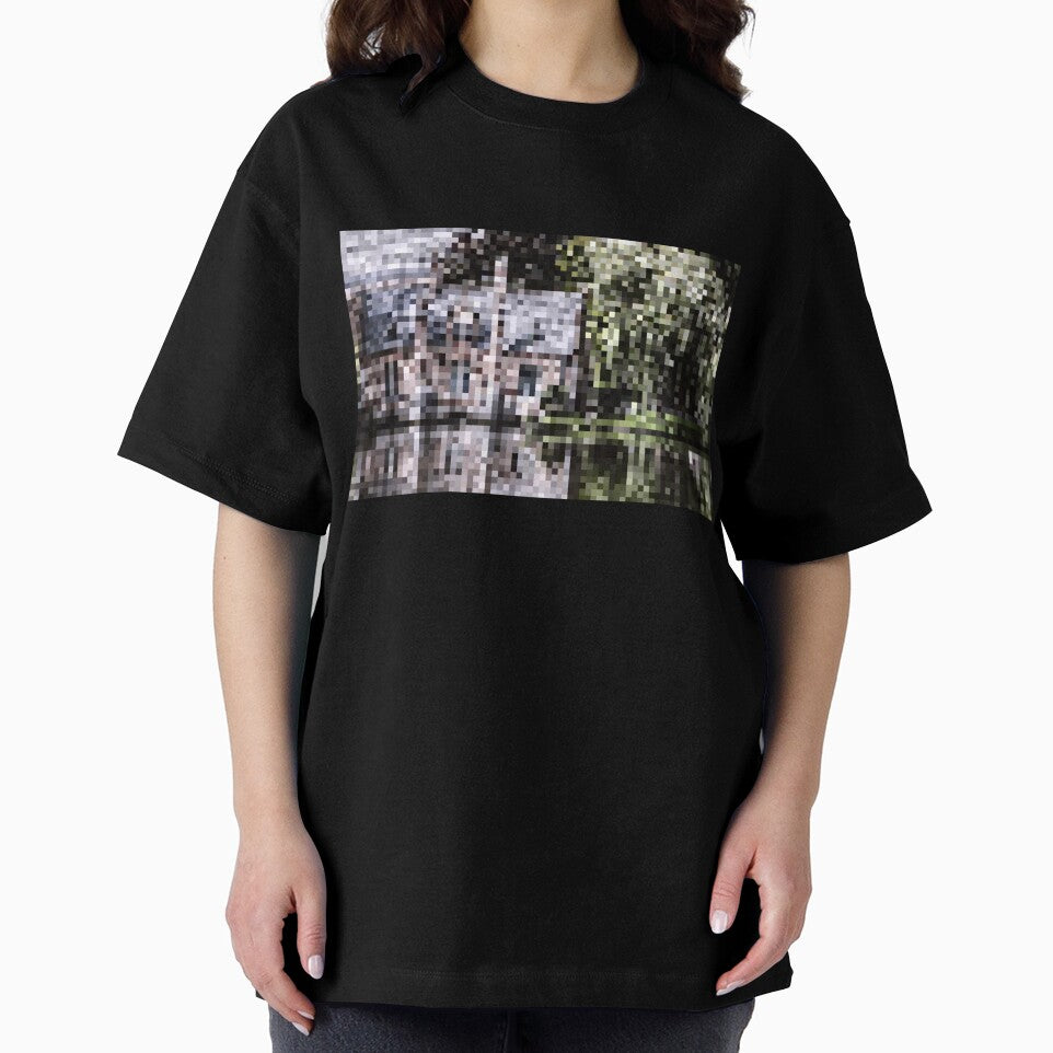 Pixelated Willow Tree on the Lake Scene by Potato Quality Prints