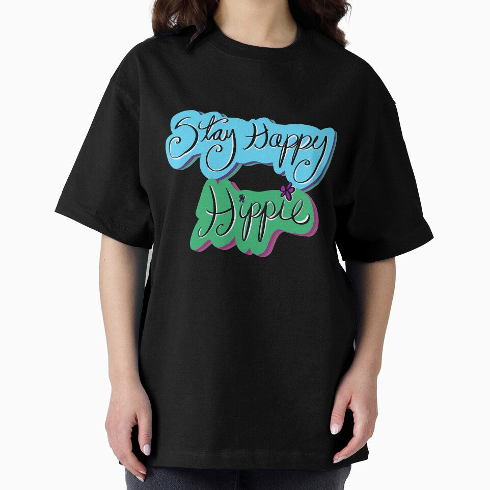 Stay happy hippie by Dee Collins