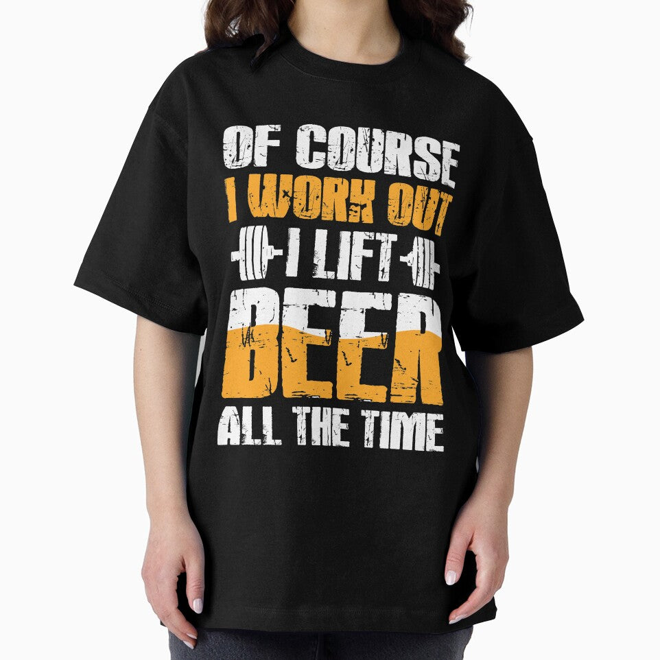 Funny Beer Work Out Humor Drinking Exercise Joke by mmos