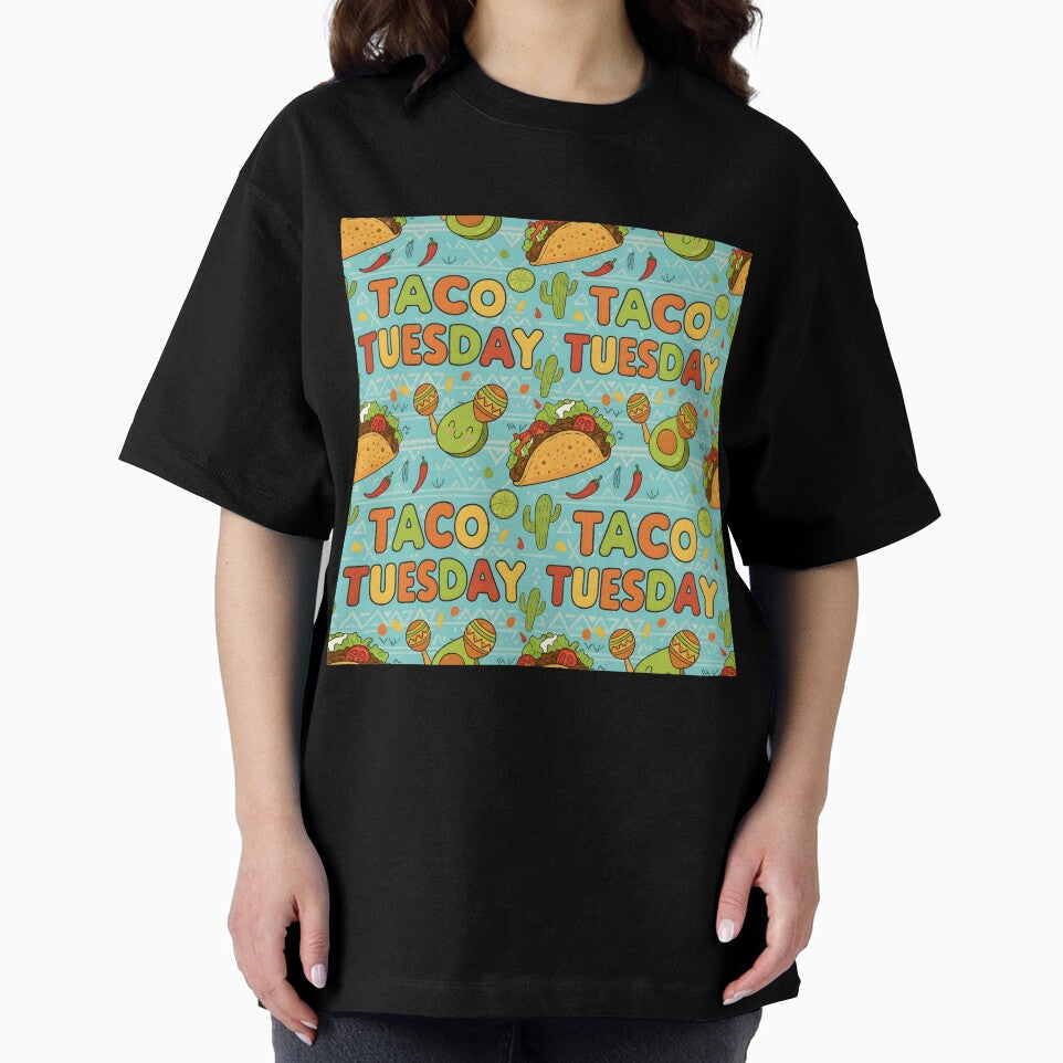 Taco Tuesday Fiesta Foodie Fun T-Shirt by nhk999