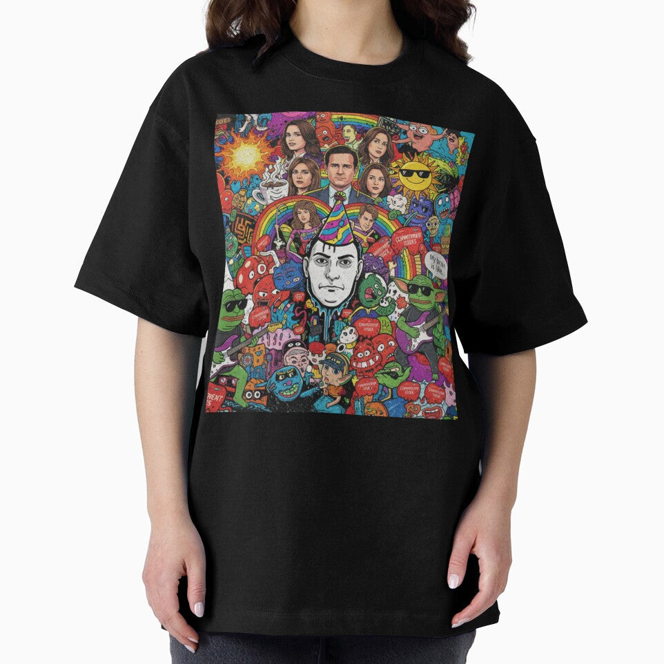 Chaotic-Meme Collage classic tshirt by anandsiva2703