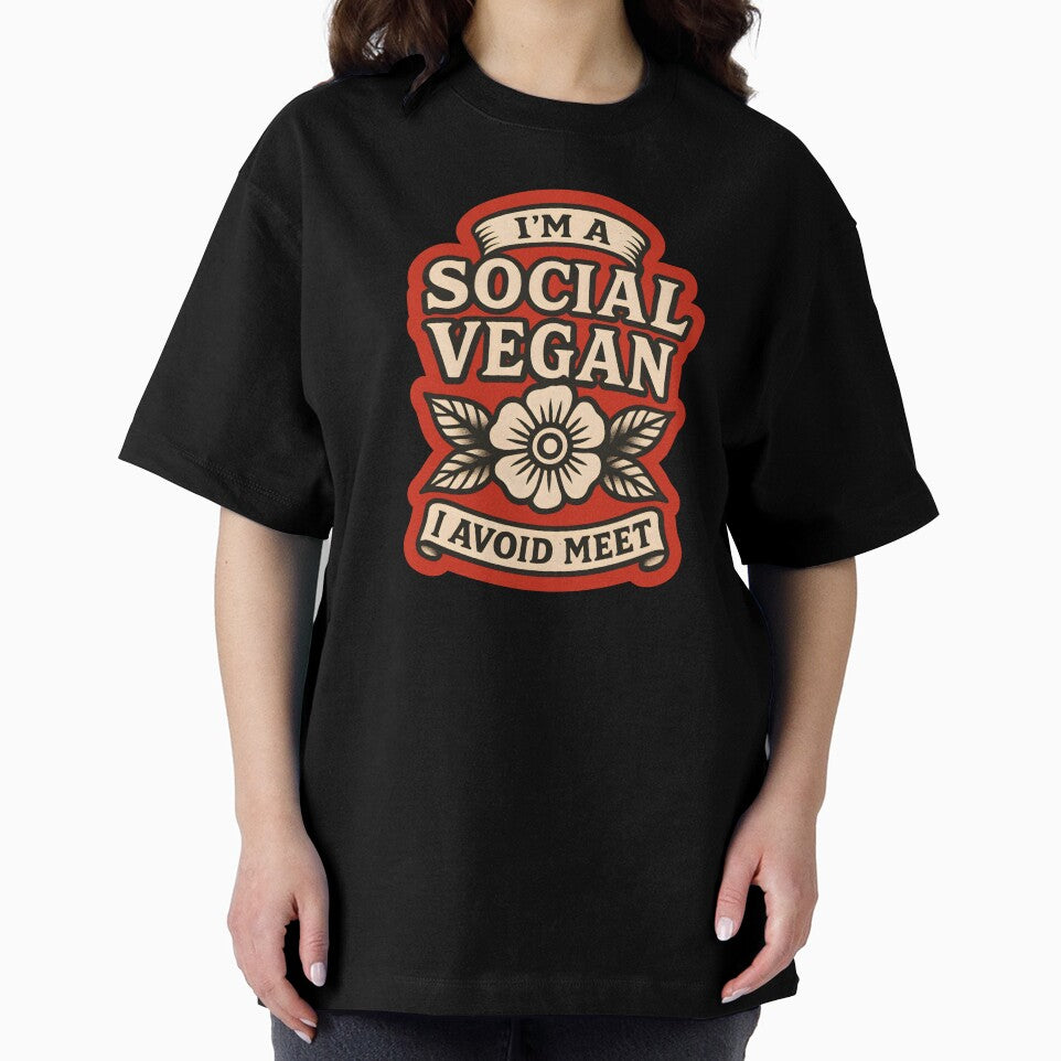 I'm a Social Vegan I Avoid Meet by DemureArtsy
