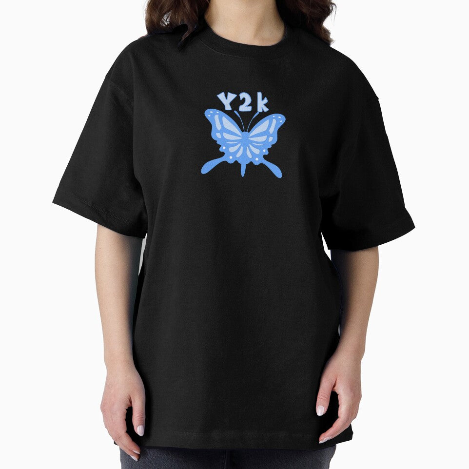 Blue Y2K Butterfly by gross-girl99