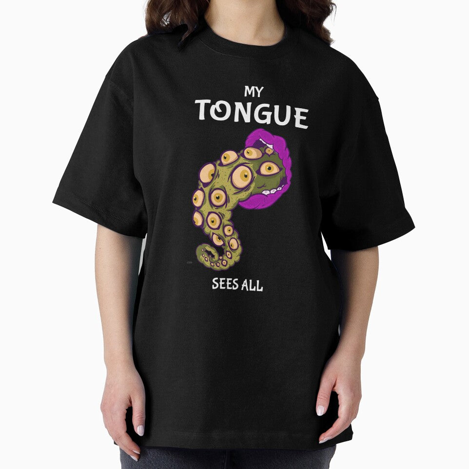 My Tongue sees all Retro 90's by NVKshoppe