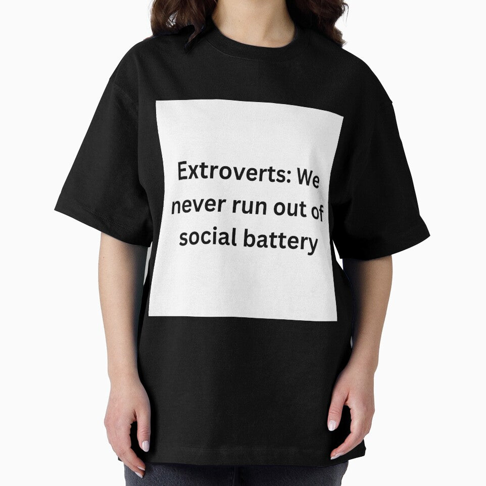Extroverts: We never run out of social battery. by StickerguyYYY