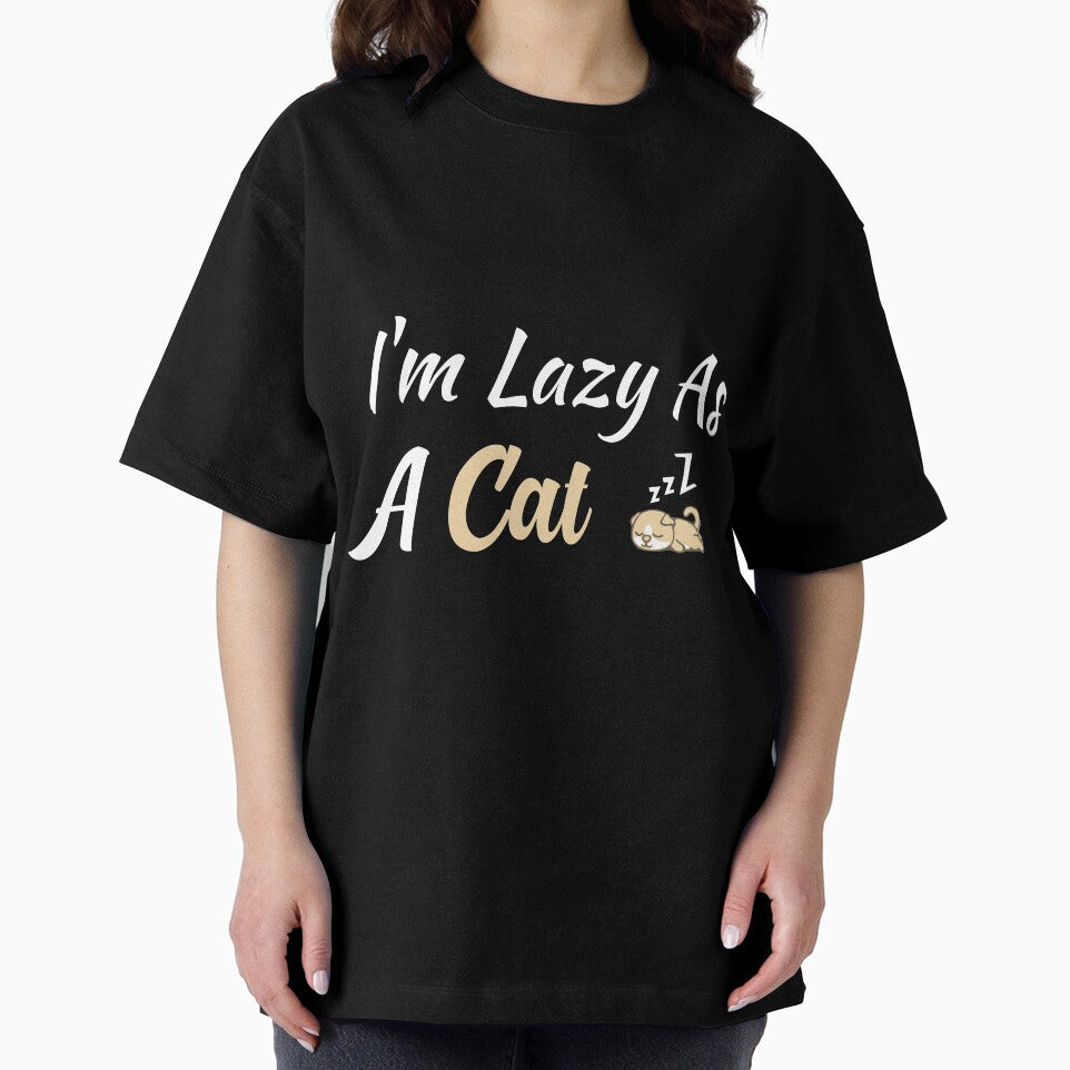 I'm Lazy As A Cat, lazy cat, gift for cat lovers, by youfteen