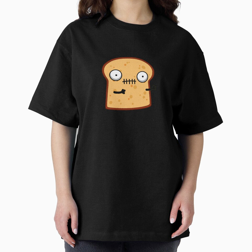 Walking Bread Cute Halloween Zombie Food Pun by punnybone