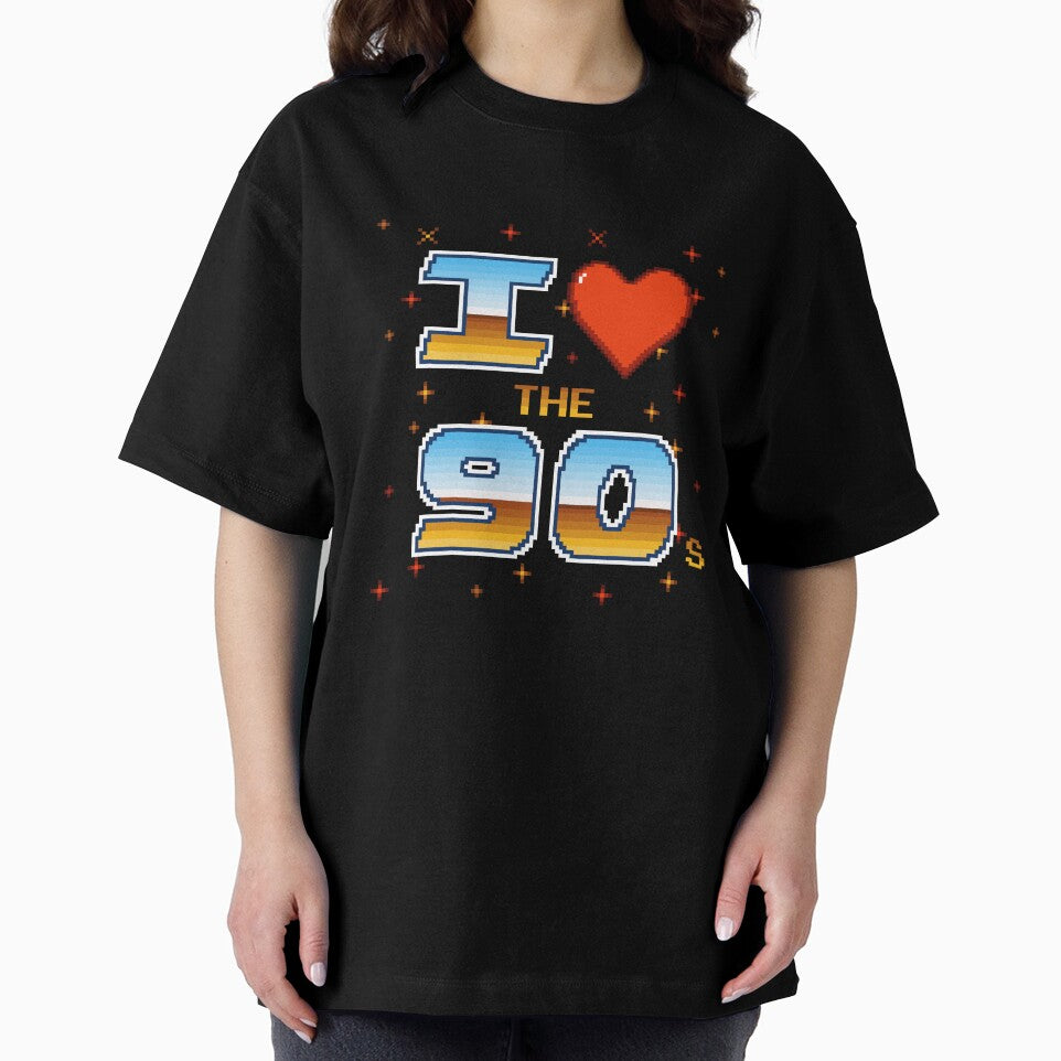 I Love the 90s Retro Pixel Gamer by pixeltogs