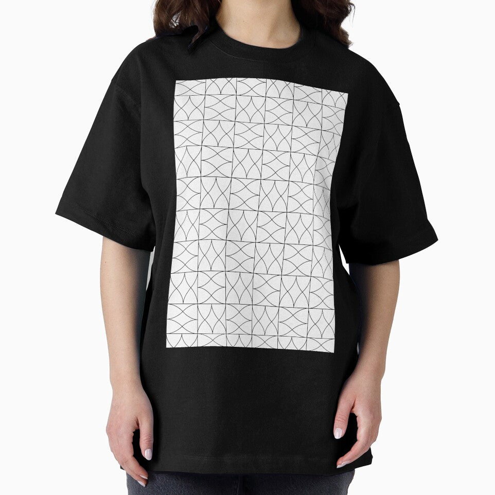 Black and White Diamond Modern Mid Century Geometric Pattern Scandinavian Rustic Interior 01 by BONBcreative
