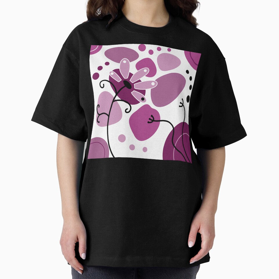 Purple Whimsical Boho Design by Sartoris Art