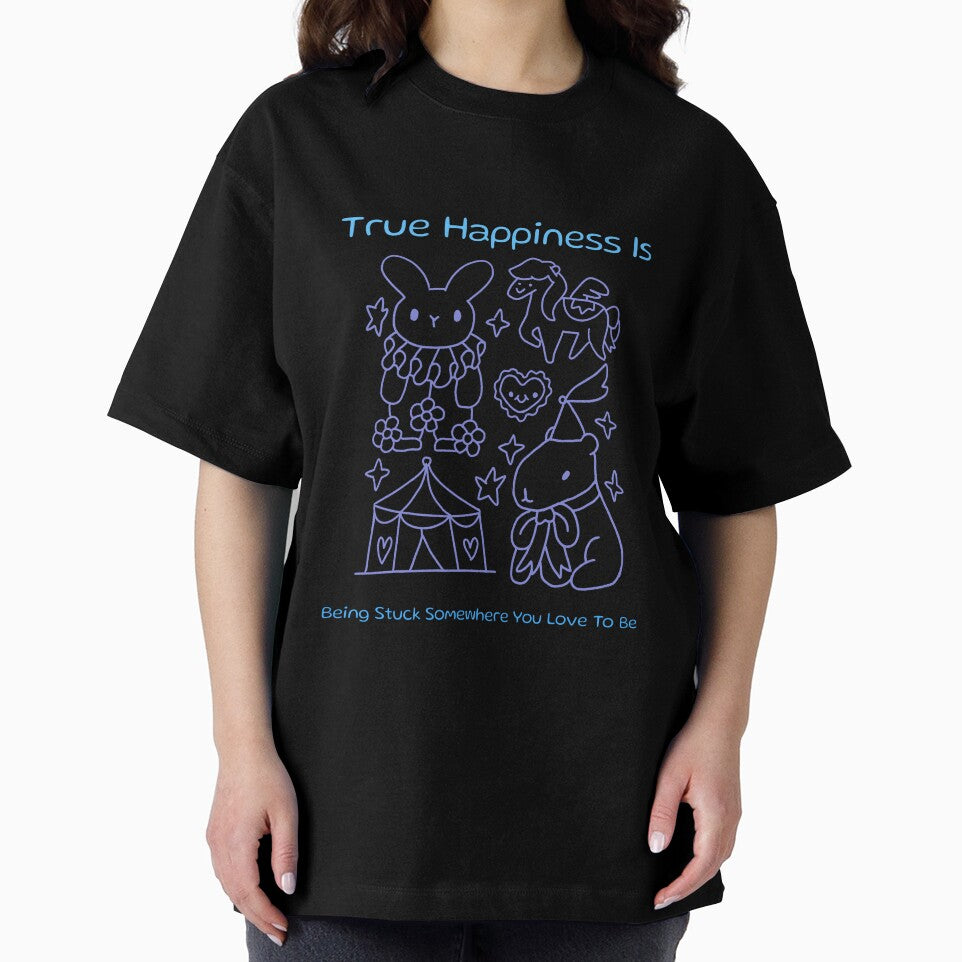 True Happiness Is 90's Retro T-Shirt by NVKshoppe