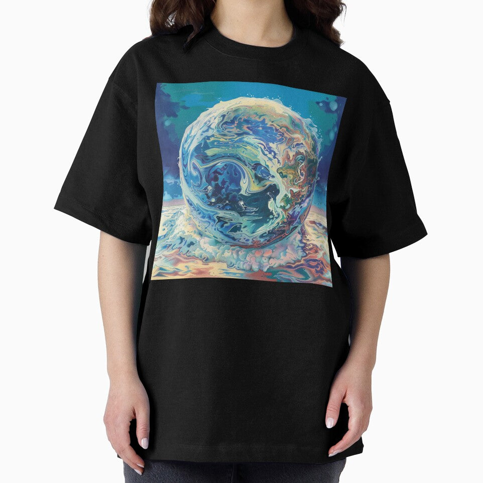 Ocean Planet Retro Pop Art 2 by AstroRisq