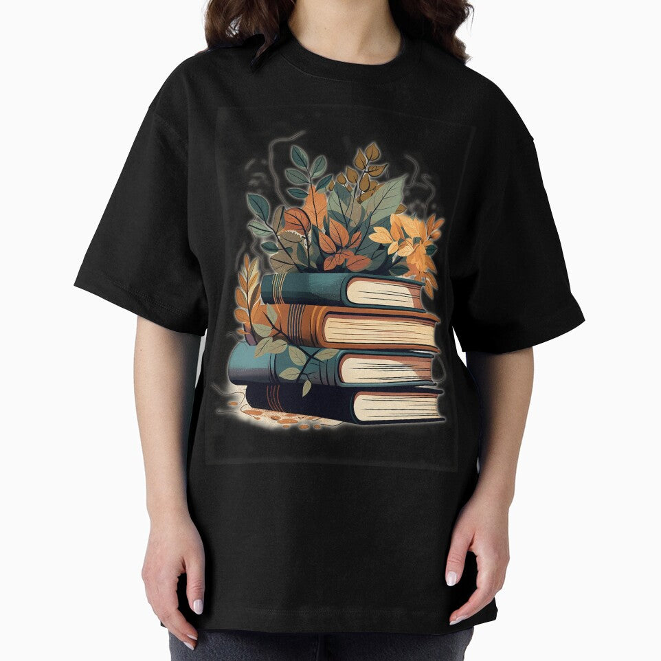 Cute Aesthetic Books with leaves by bolukconset