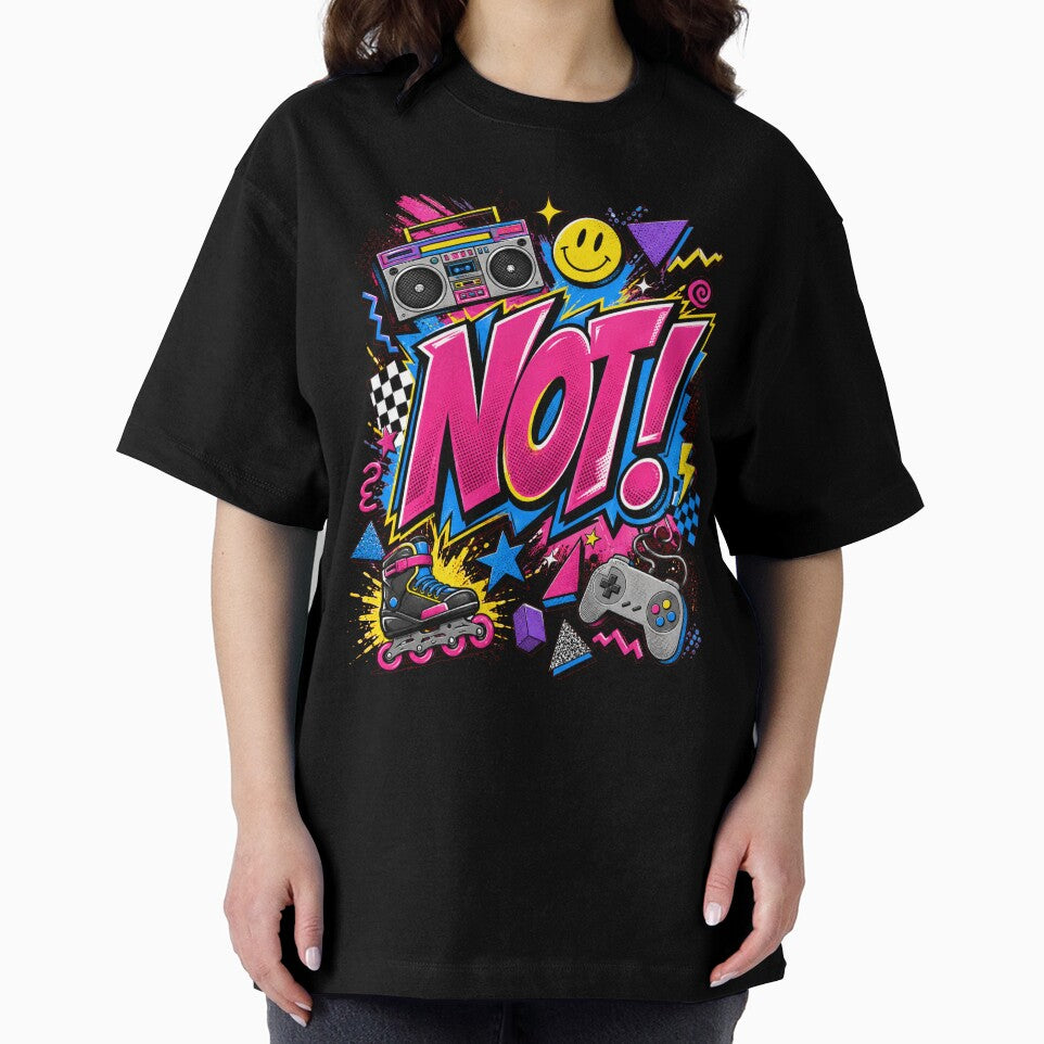 Not! - Retro 90s Throwback by Vintage Vibes by Paul Boyer