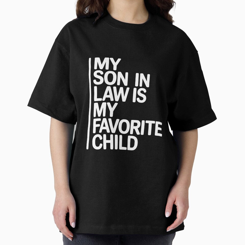 Funny Retro Minimalist T-Shirt – My Son-in-Law Is My Favorite Child by get55shirt