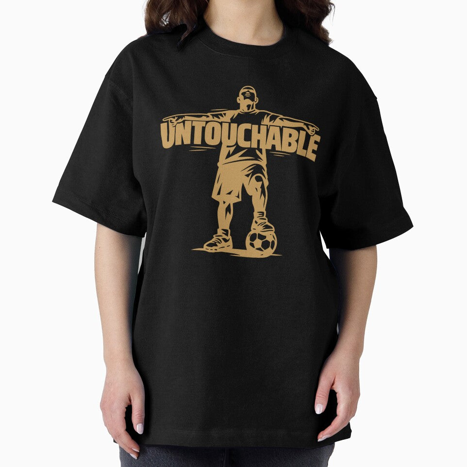 Untouchable Street Soccer Design – Minimal Football Streetwear Graphic by JonelCrafts