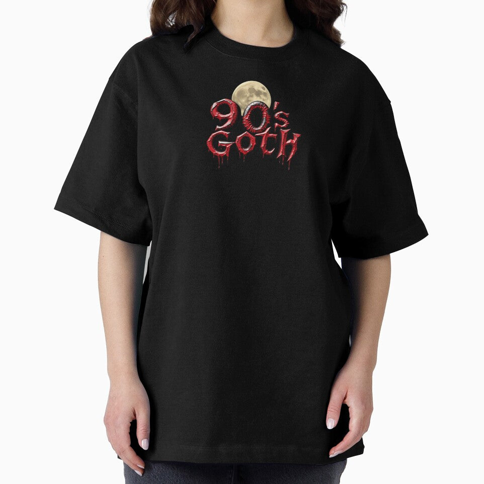90s Goth, Gorey 3D Font, Full Moon by Burn-Ego