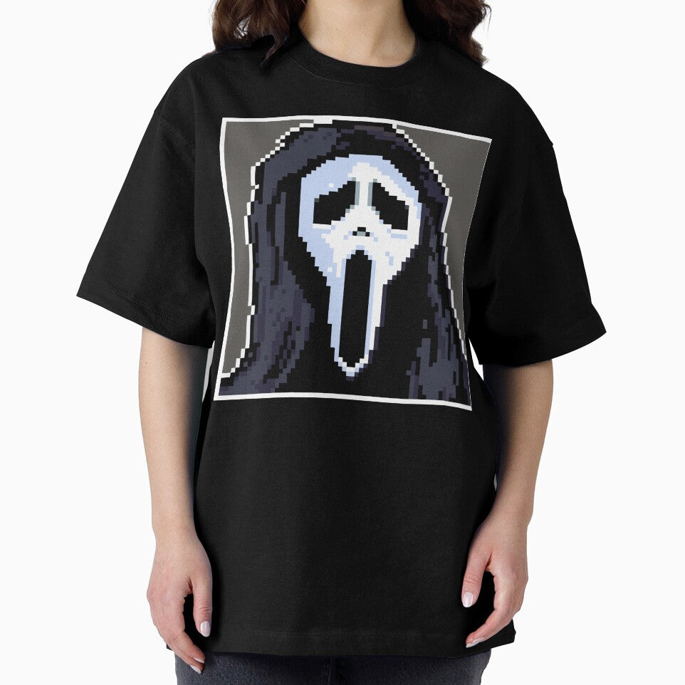 Scream 'Ghostface' Pixel Art Portrait by Breadbin Art
