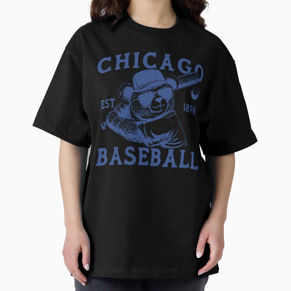 Vintage Grunge Chicago Baseball by ParadoxoMario