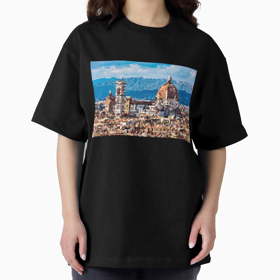 Pixelated Florence Cathedral by Potato Quality Prints
