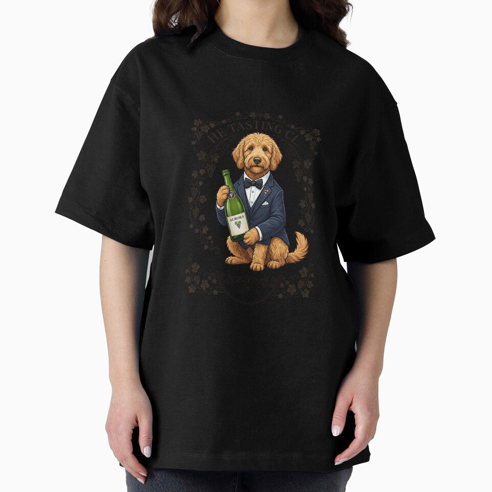 Goldendoodle Wine Sommelier Funny Tasting Club Vineyard Dog by PictoVibe