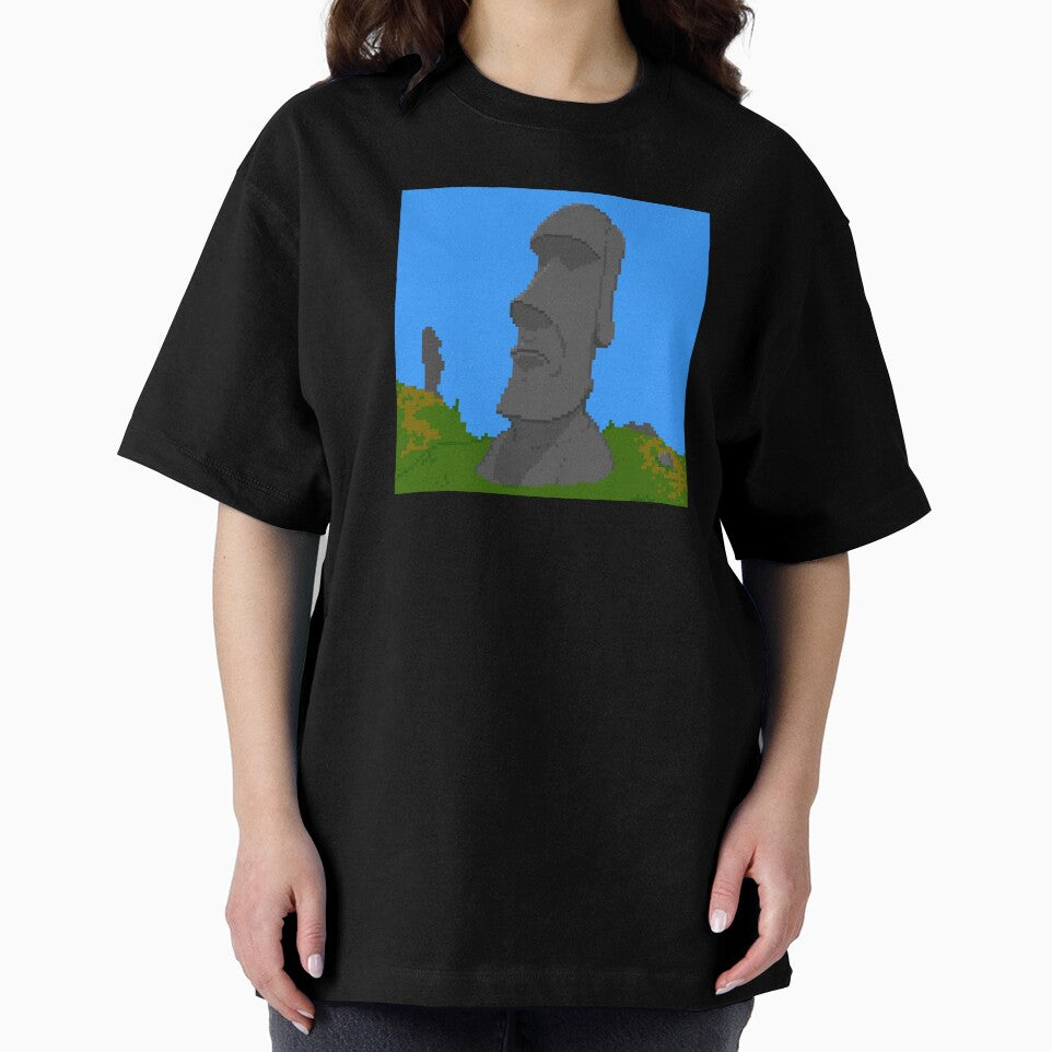 Pixel Moai by zigmenthotep